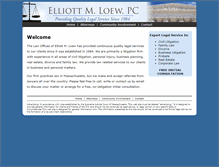 Tablet Screenshot of elliottloewpc.com
